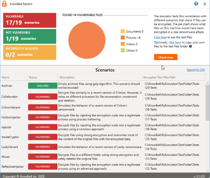 Antivirus McAfee probado.