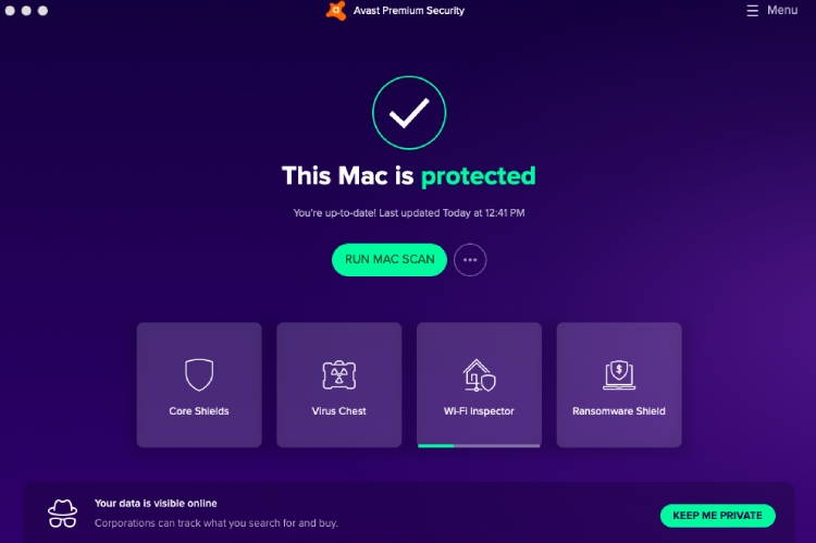 Avast für Mac.