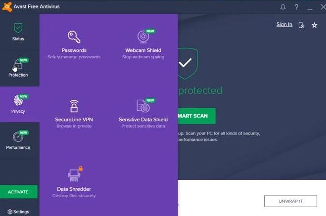 Avast Privacy