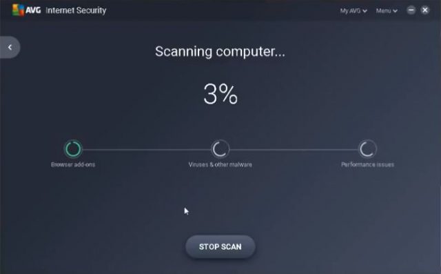 AVG Quick Scan