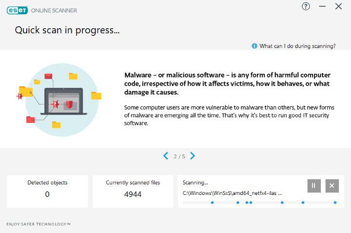 Eset Online Scanner Tool.