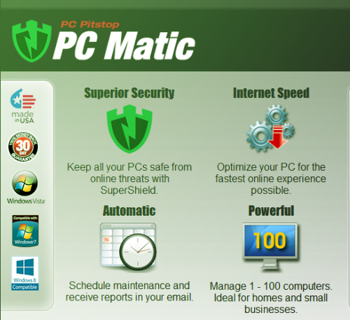 PC Matic Home Additional Features.