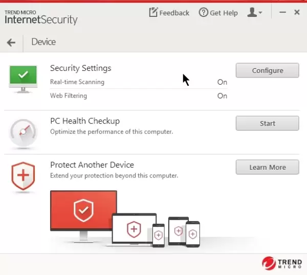 Trend Micro Internet Security.