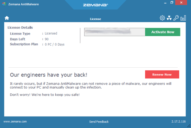 Zemana Antimalware Free