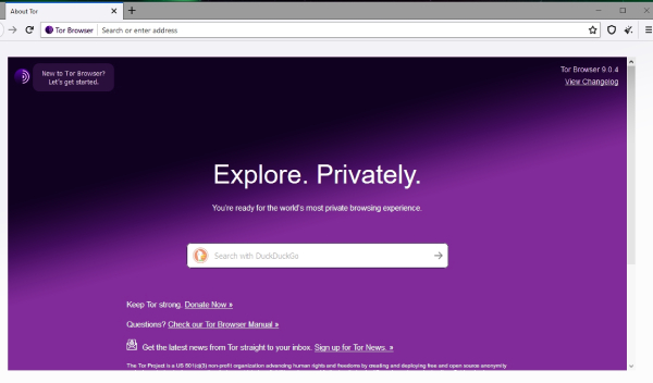 Tor browser.