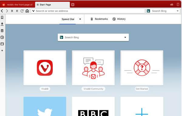 Vivaldi Browser.