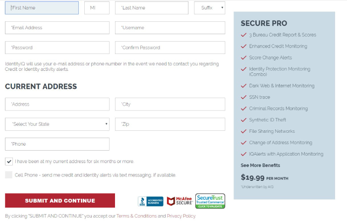 IdentityIQ Secure Pro Login Page.