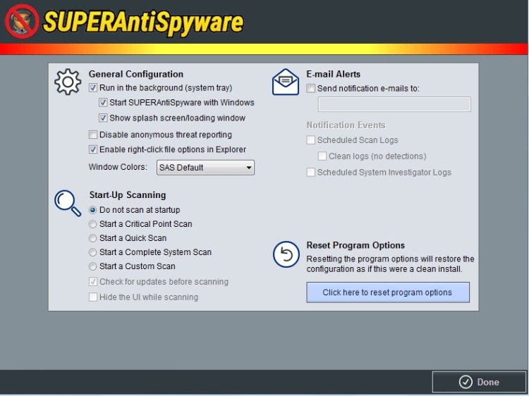 SuperAntiSpyware Setup.